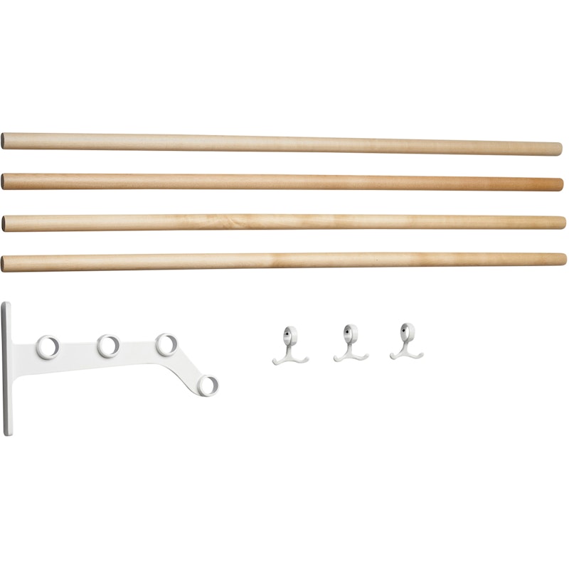 Nostalgi 291 Extension Part For Hat Rack, White / Birch