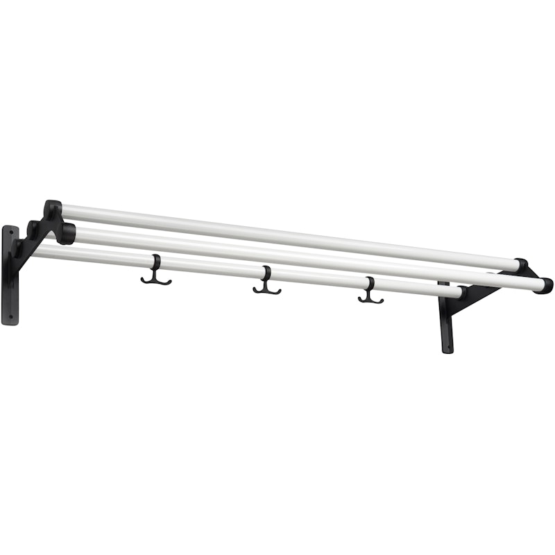 Nostalgi 291 Hat Rack 100 cm, Black / White