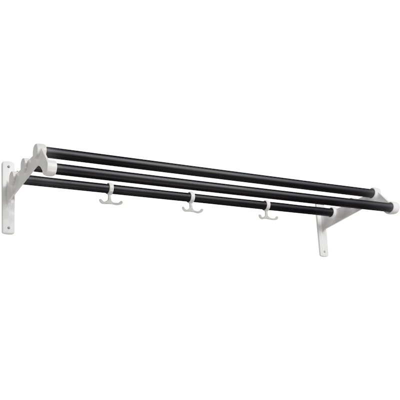 Nostalgi 291 Hat Rack 100 cm, White / Black