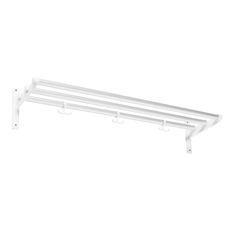 Nostalgi Hat Rack / Shoe Rack 100 cm, White / Aluminium