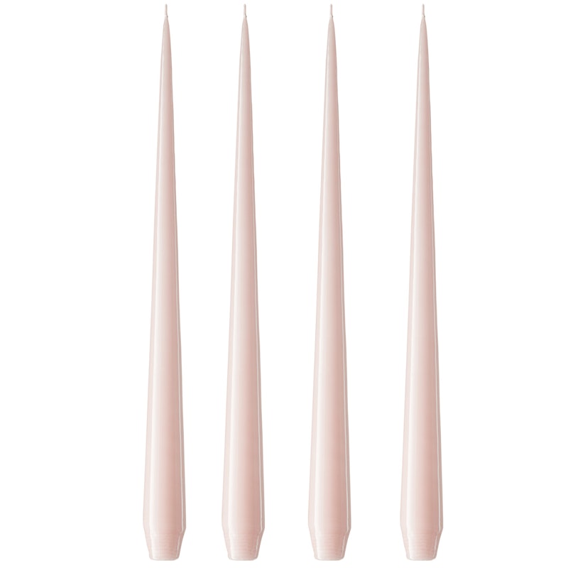 Taper Candles 32 cm 4-pack, Rosewater