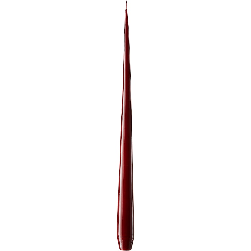 Taper Candles Lacquer 32 cm 4-pack, Deep Wine