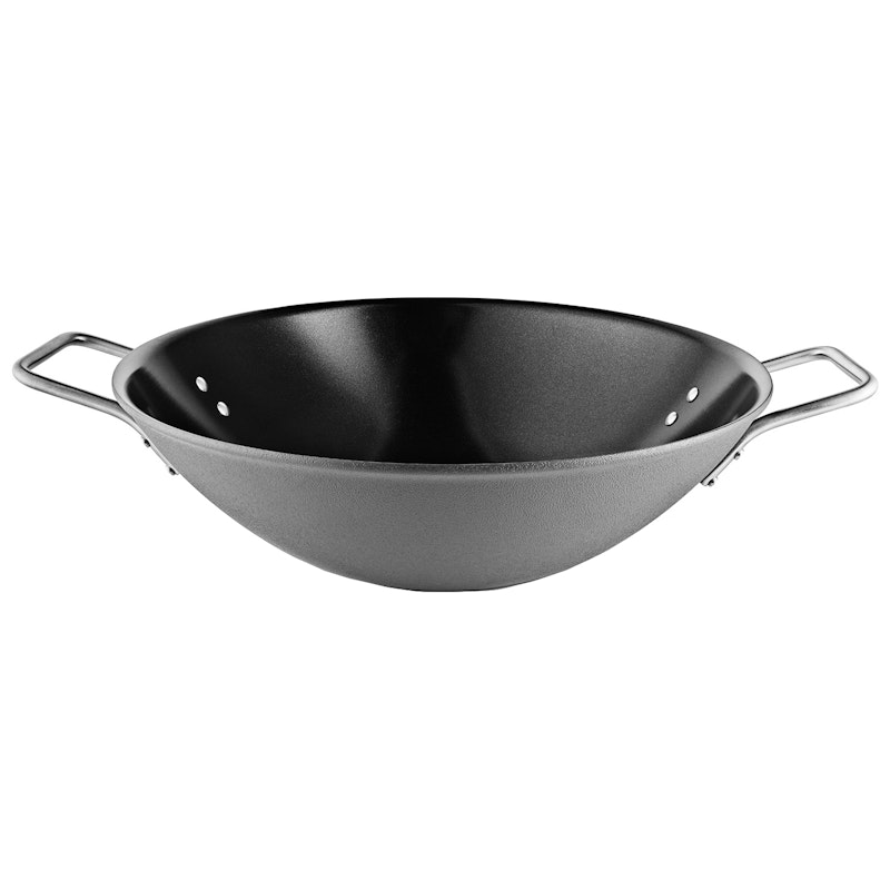 Grey Line Wok Pan Grey, 32 cm