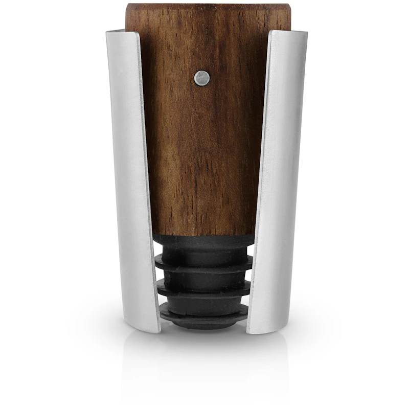 Liquid Lounge Champagne Stopper, Walnut