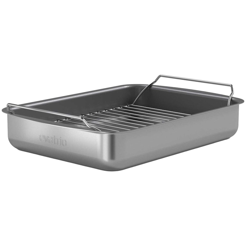 Professional Roasting Pan With Grid, 22x30 cm