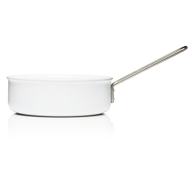 White Line Saucepan with Ceramic Coating, 24 cm