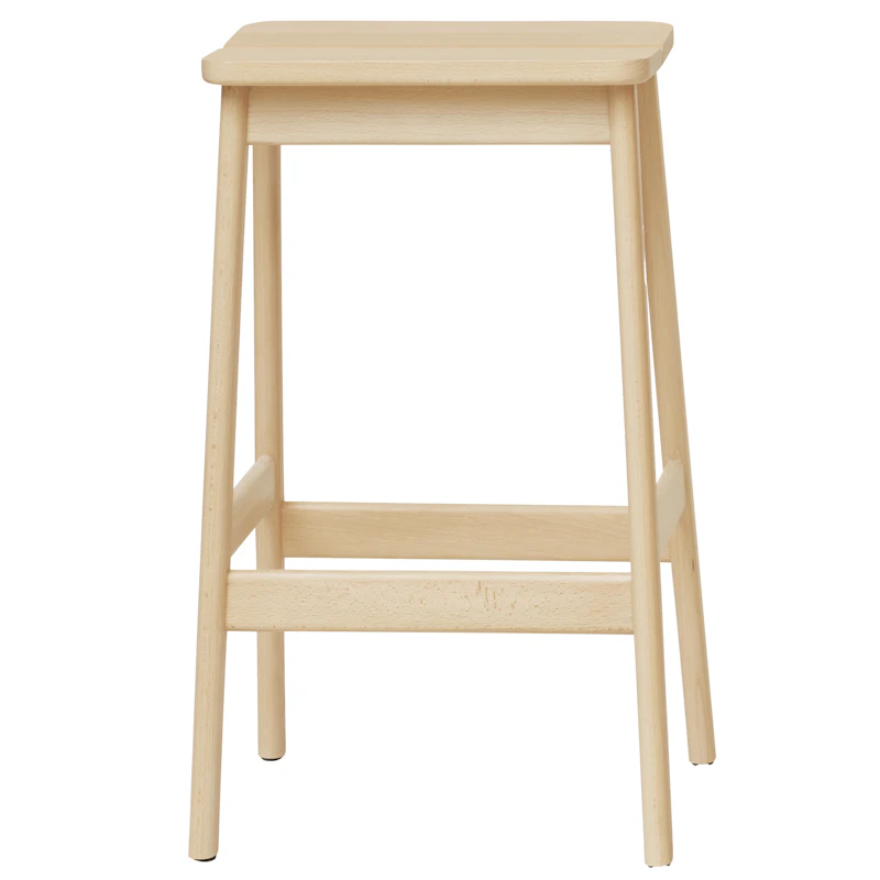 Angle Barstool 65 cm, Beech