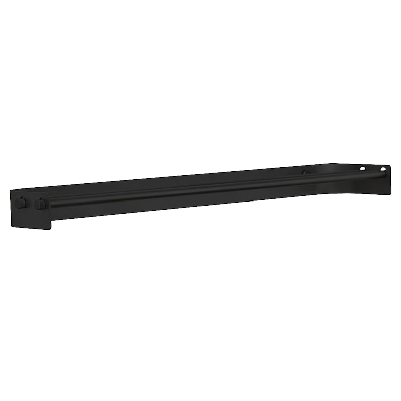 Arc Towel Holder Black, Double
