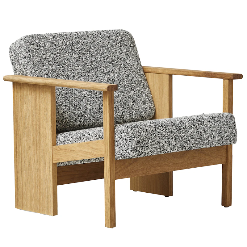 Block Armchair Oak, Zero - 0004
