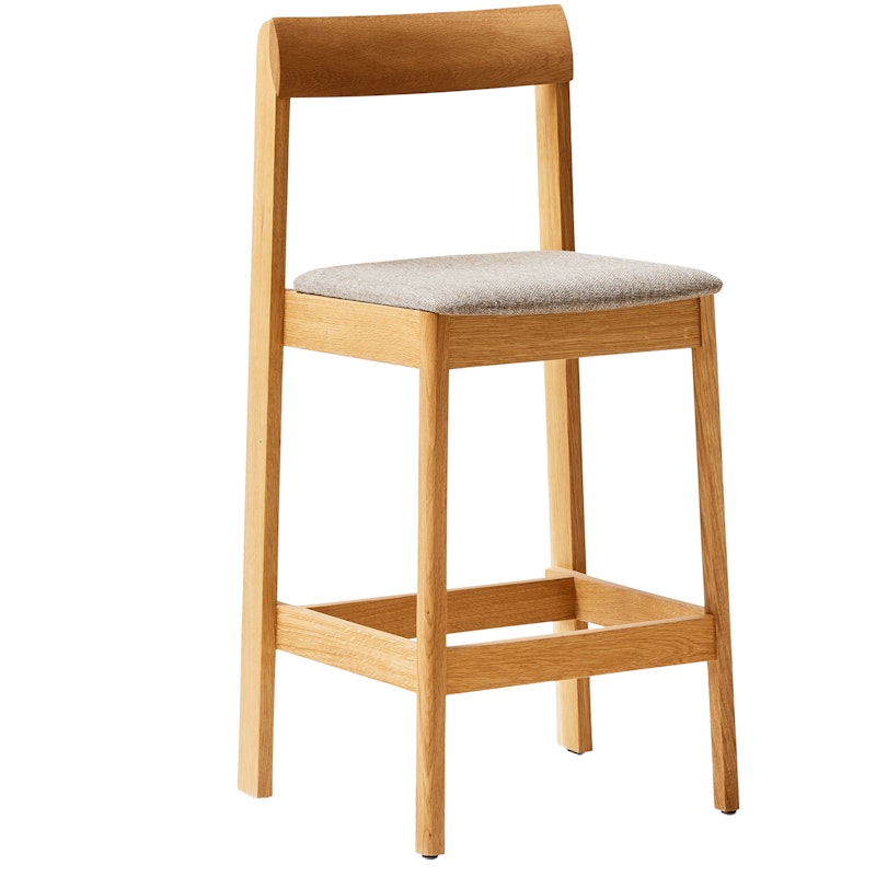 Blueprint Bar Chair 65 cm, Oak / Hallingdal 65