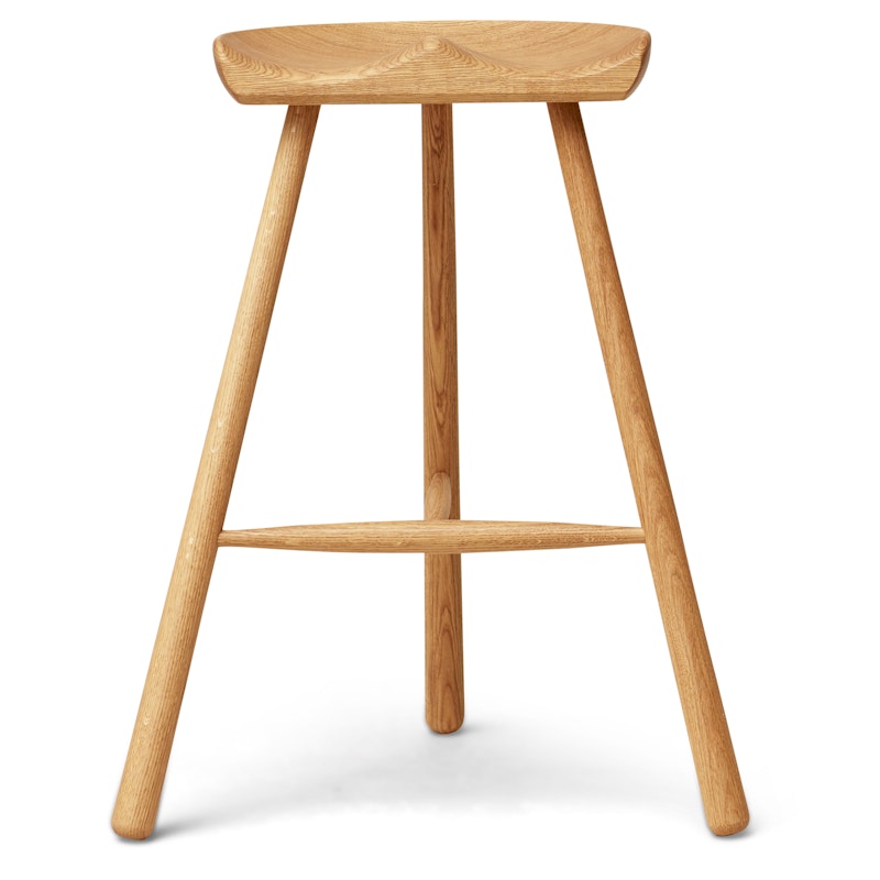 Shoemaker No. 68 Barstool 65 cm, Oak