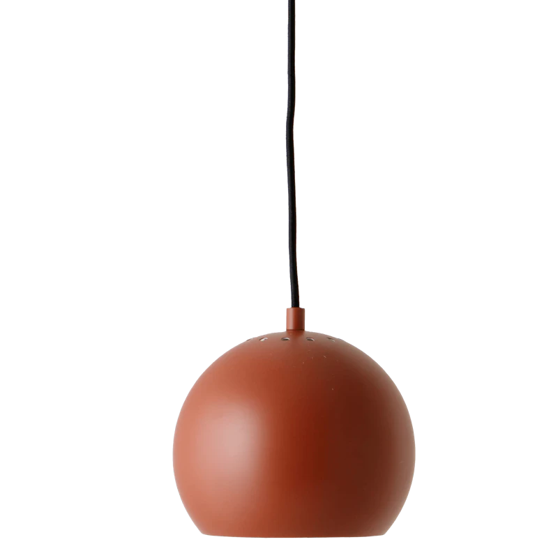 Ball Pendant Ø18 Matt Terracotta Red
