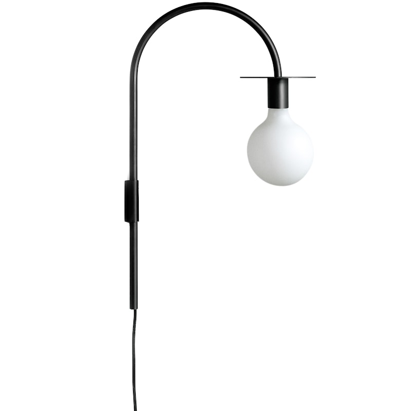 La Lampe Wall Lamp, Black