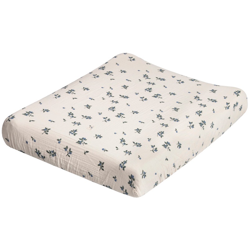 Blueberry Muslin Changing Mat Cover, 50x70 cm