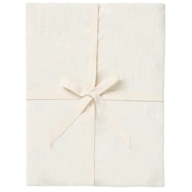 Ecru Fitted Sheet Muslin, 180x200 cm