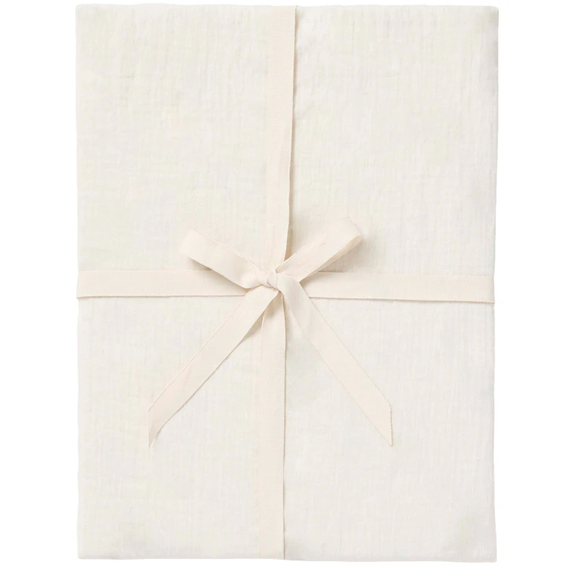 Ecru Fitted Sheet Muslin, 120x200 cm