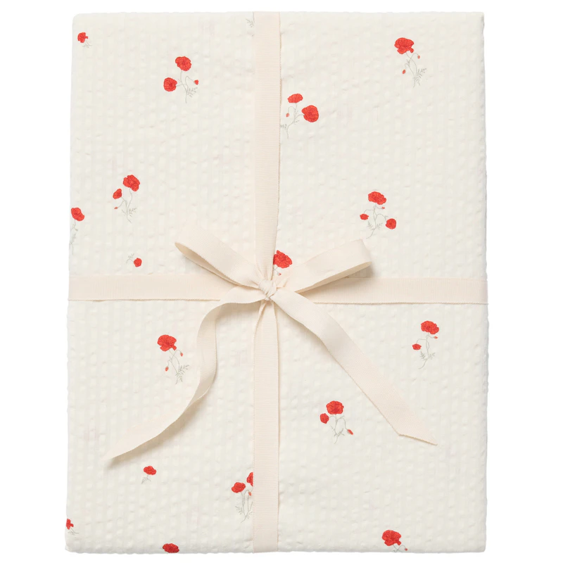 Poppy Fitted Sheet Single, 90x200 cm