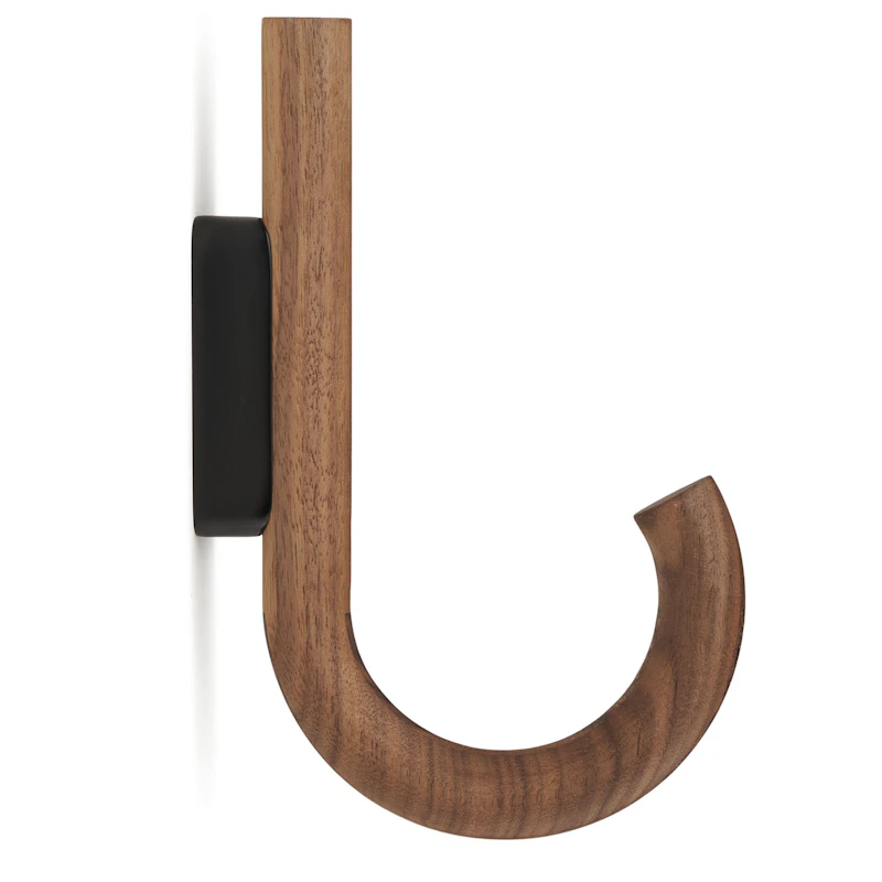 Hook, Walnut / Black