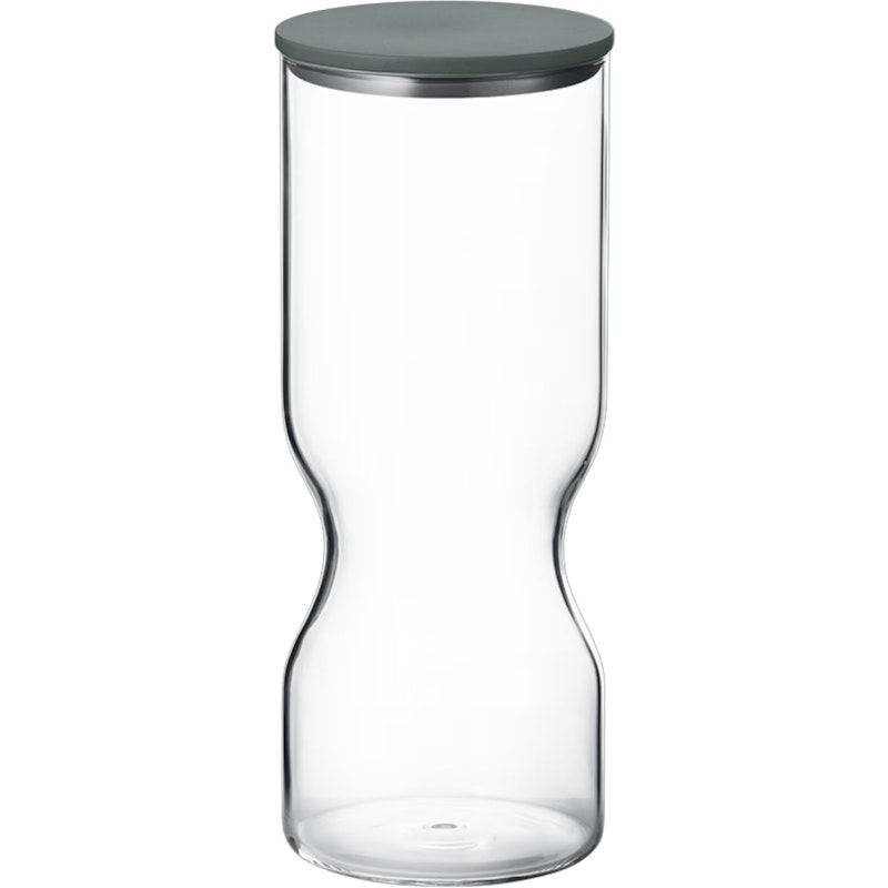 Alfredo Storage Jar 150 cl, Glass / Green