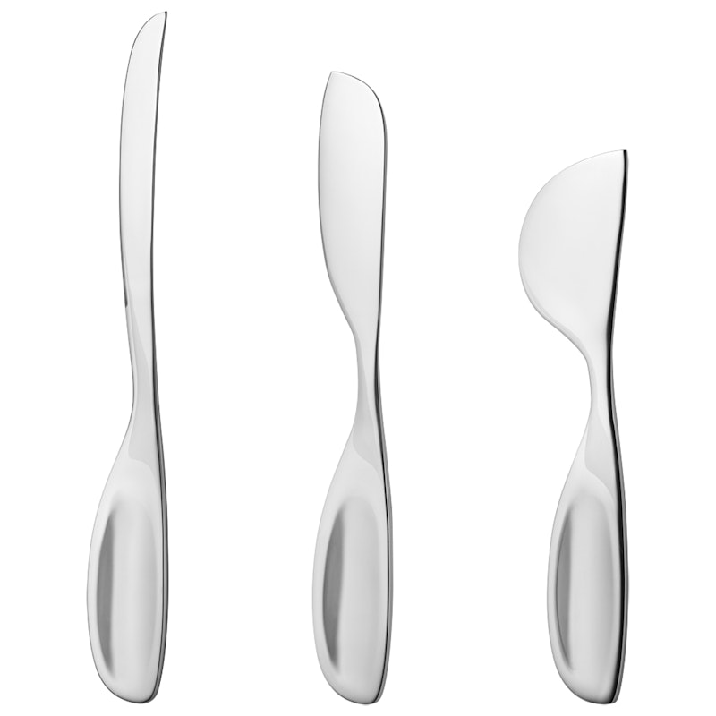 Alfredo Cheese Knife Set, Stainless Steel