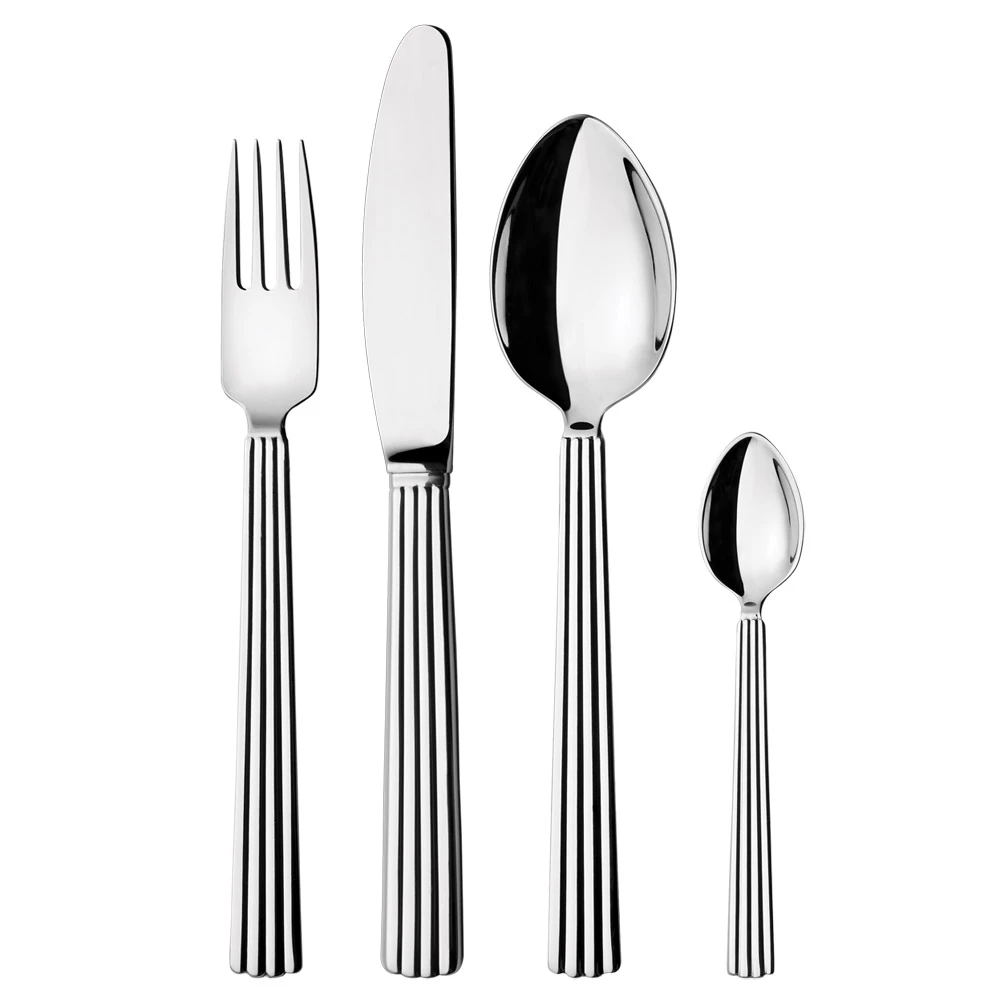 Bernadotte Cutlery Set of 16, Shiny from Georg Jensen | RoyalDesign