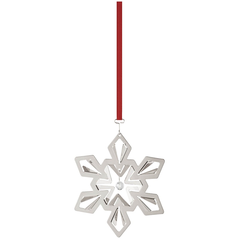 Snowflake Christmas Decoration, Palladium Plated