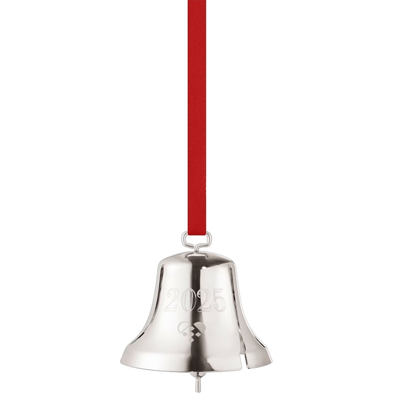 2025 Christmas Bell, Palladium Plated