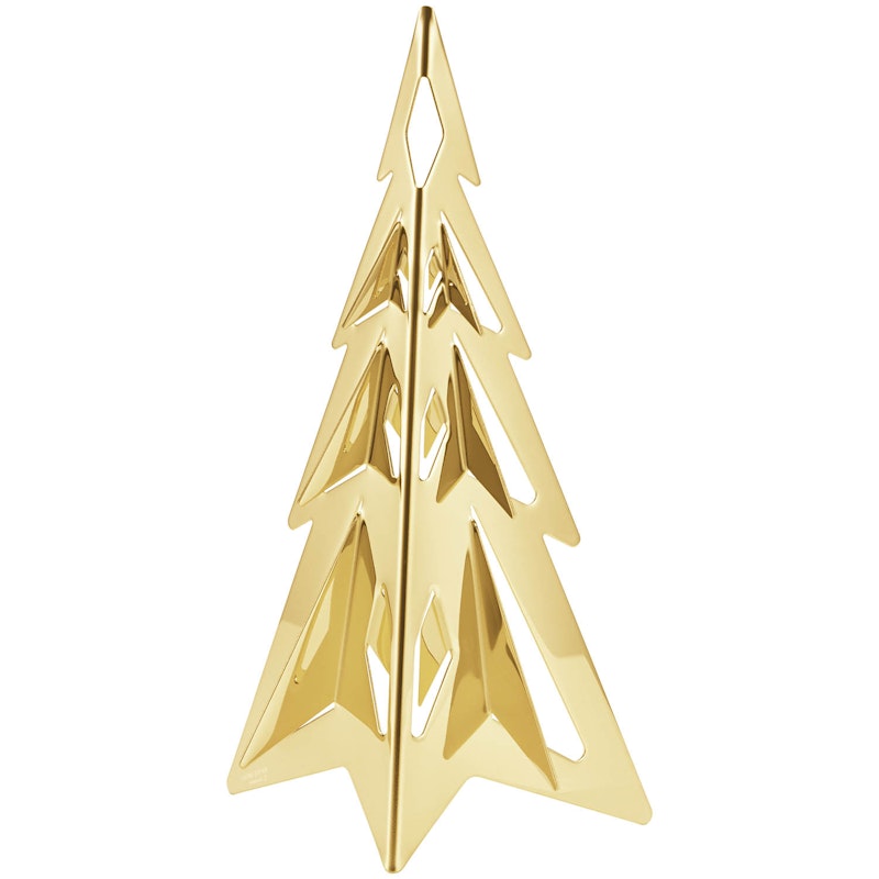 Christmas Trees, 18k Gold Plated 16.5 cm