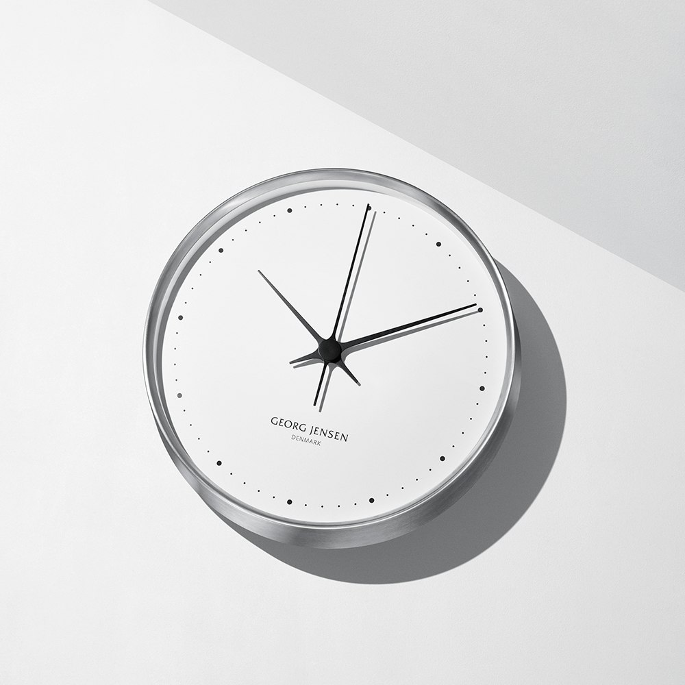 【 】 Koppel Wall Clock KOPPEL Wall Clock in stainless steel