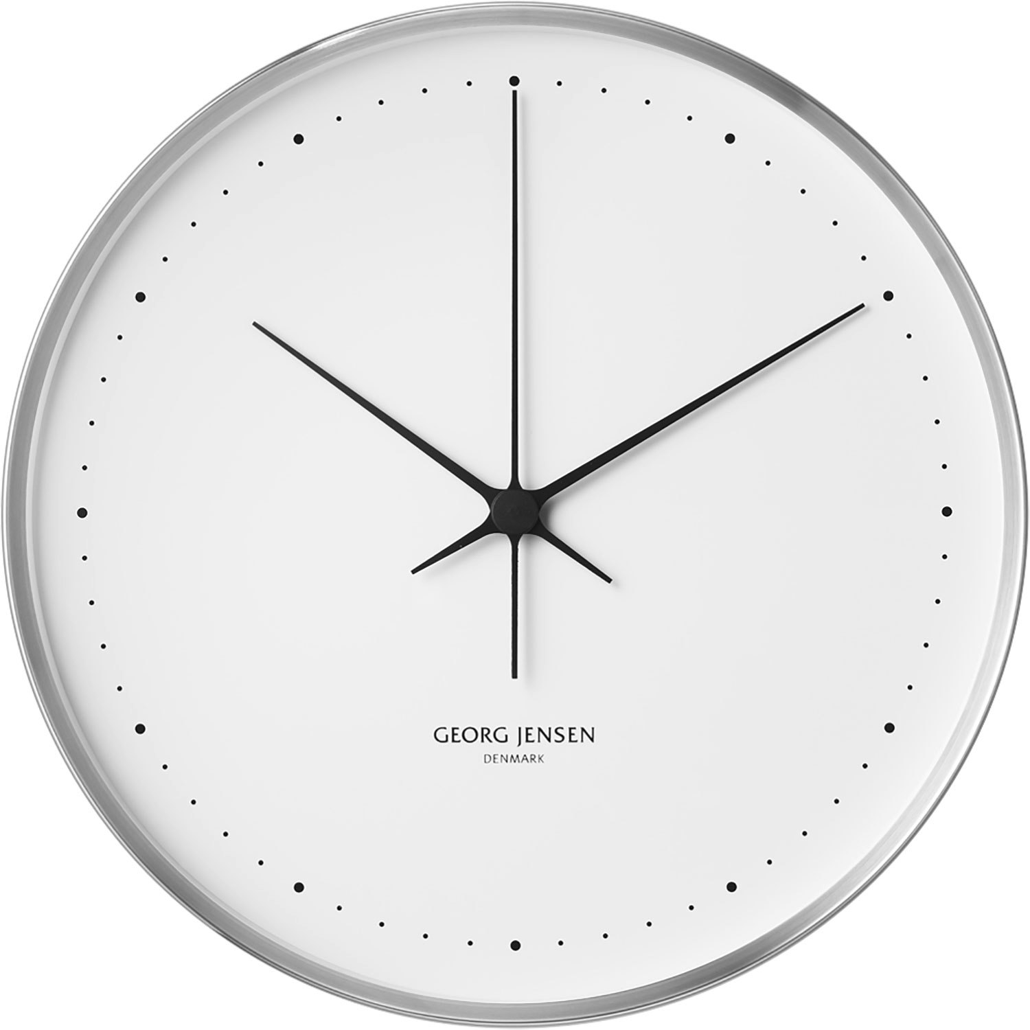 Koppel Wall Clock 10 cm, Stainless Steel | RoyalDesign