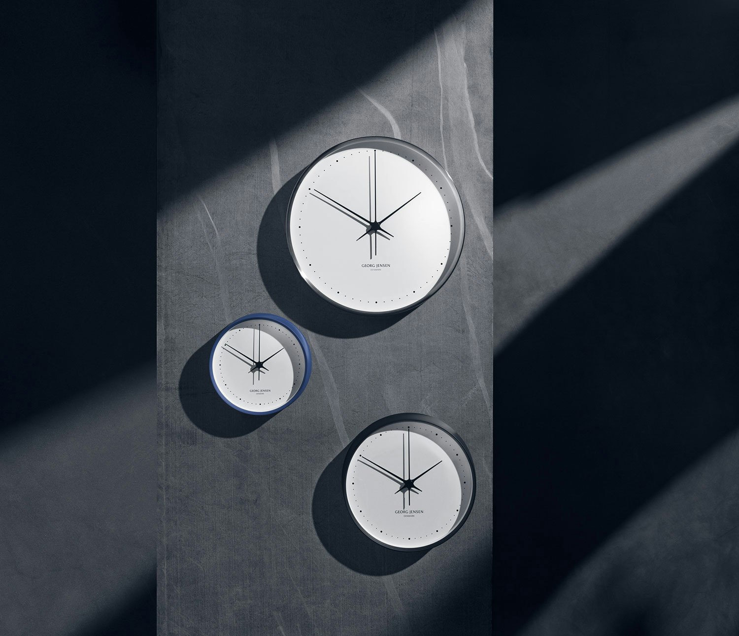 【 】 Koppel Wall Clock KOPPEL Wall Clock, Blue