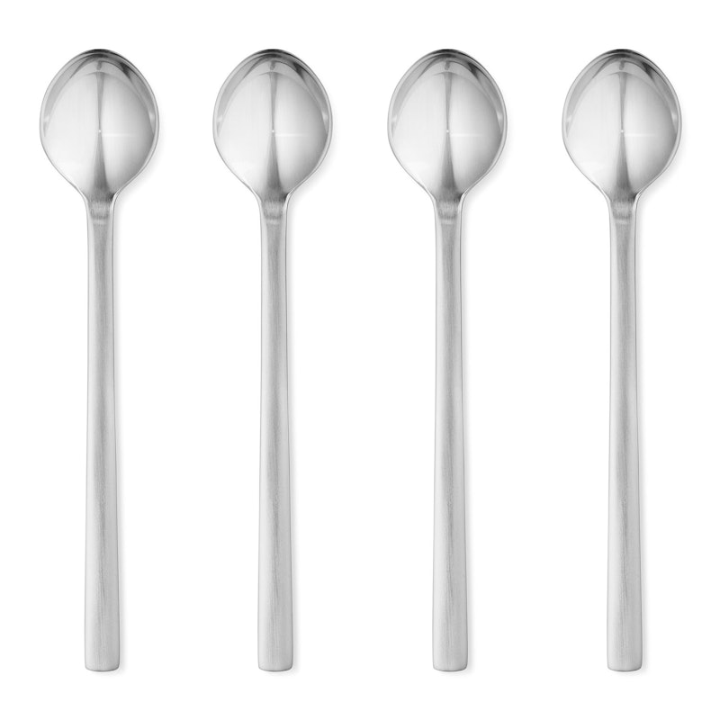 New York Latte Spoon 4-Pcs, Stainless Steel