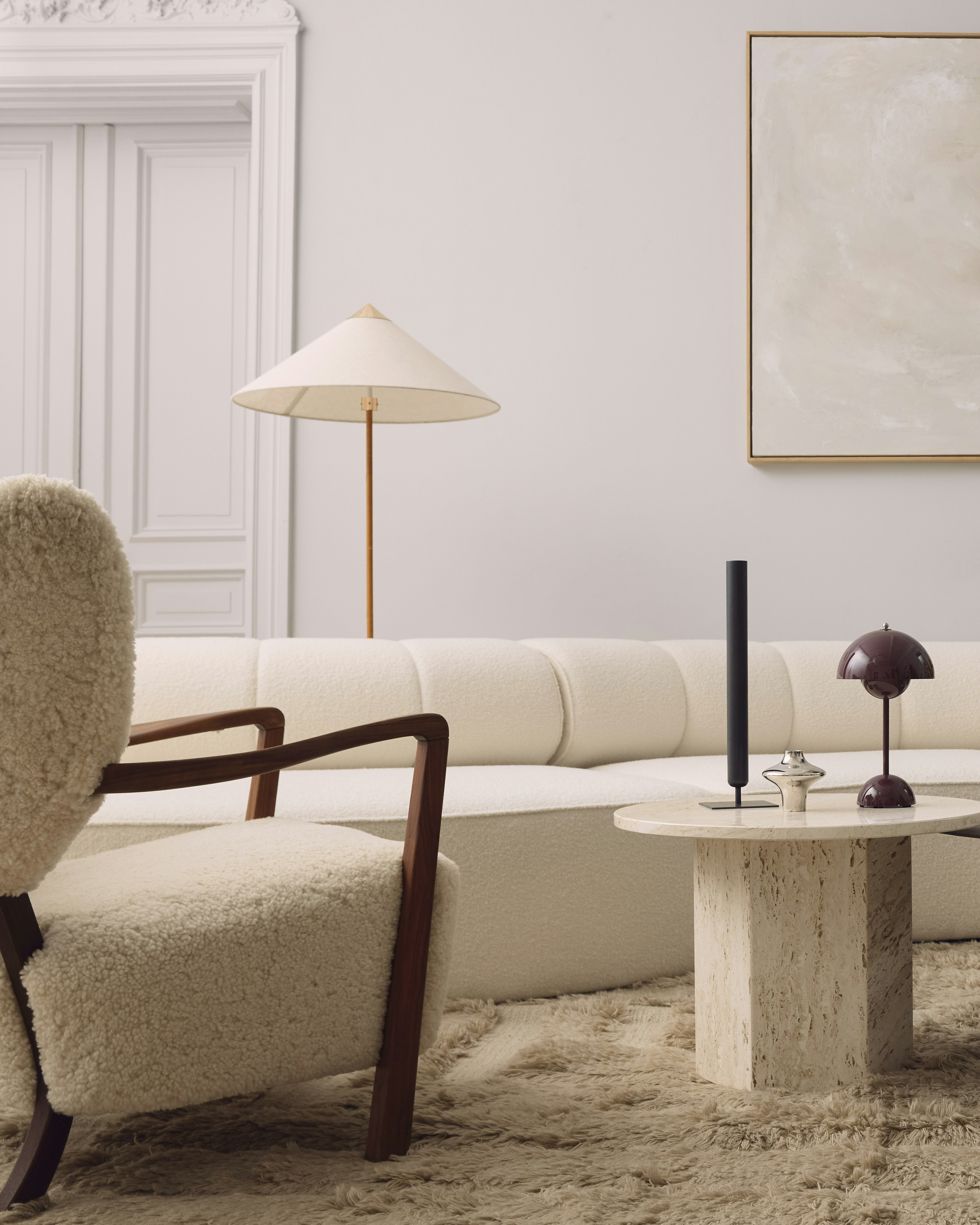 9602 Floor Lamp Canvas from GUBI RoyalDesign