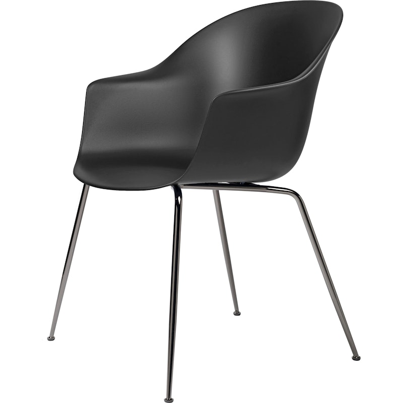 Bat Chair Conic, Black Chrome/ Black