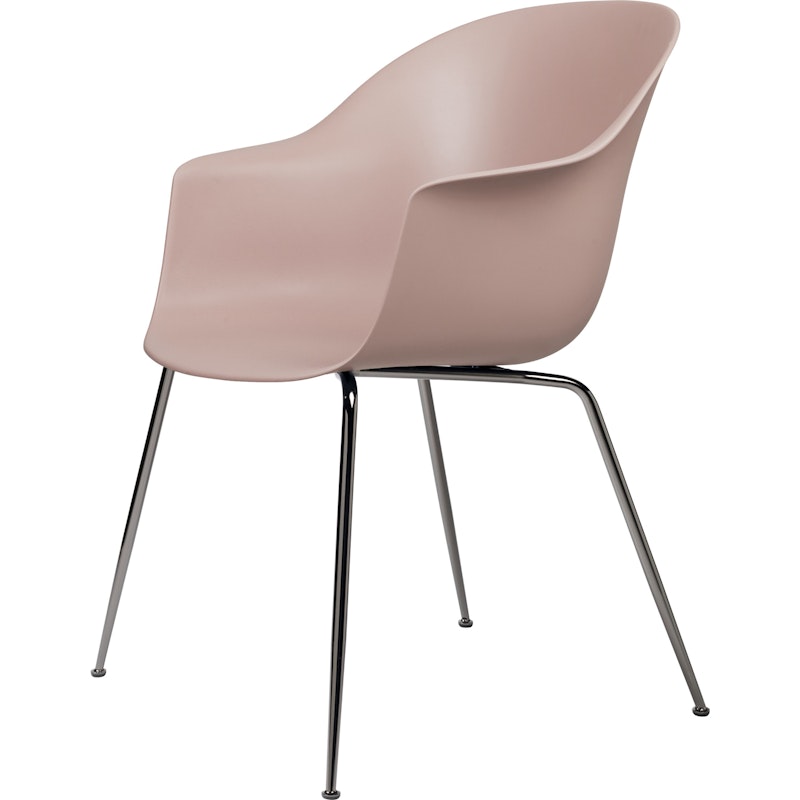 Bat Chair Conic, Black Chrome/ Sweet Pink