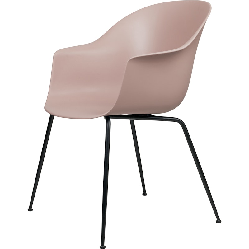 Bat Chair Conic, Black Matt/ Sweet Pink