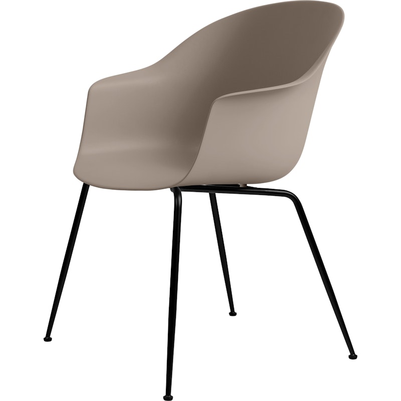 Bat Chair Conic, Black Matt/ New Beige