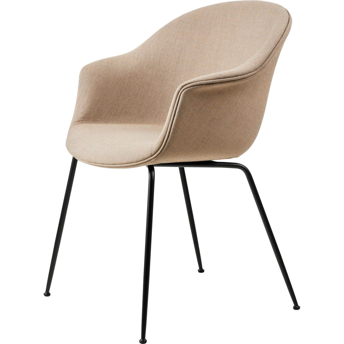 Bat Dining Chair Upholstered / Conical Base, Remix 3 233 | RoyalDesign
