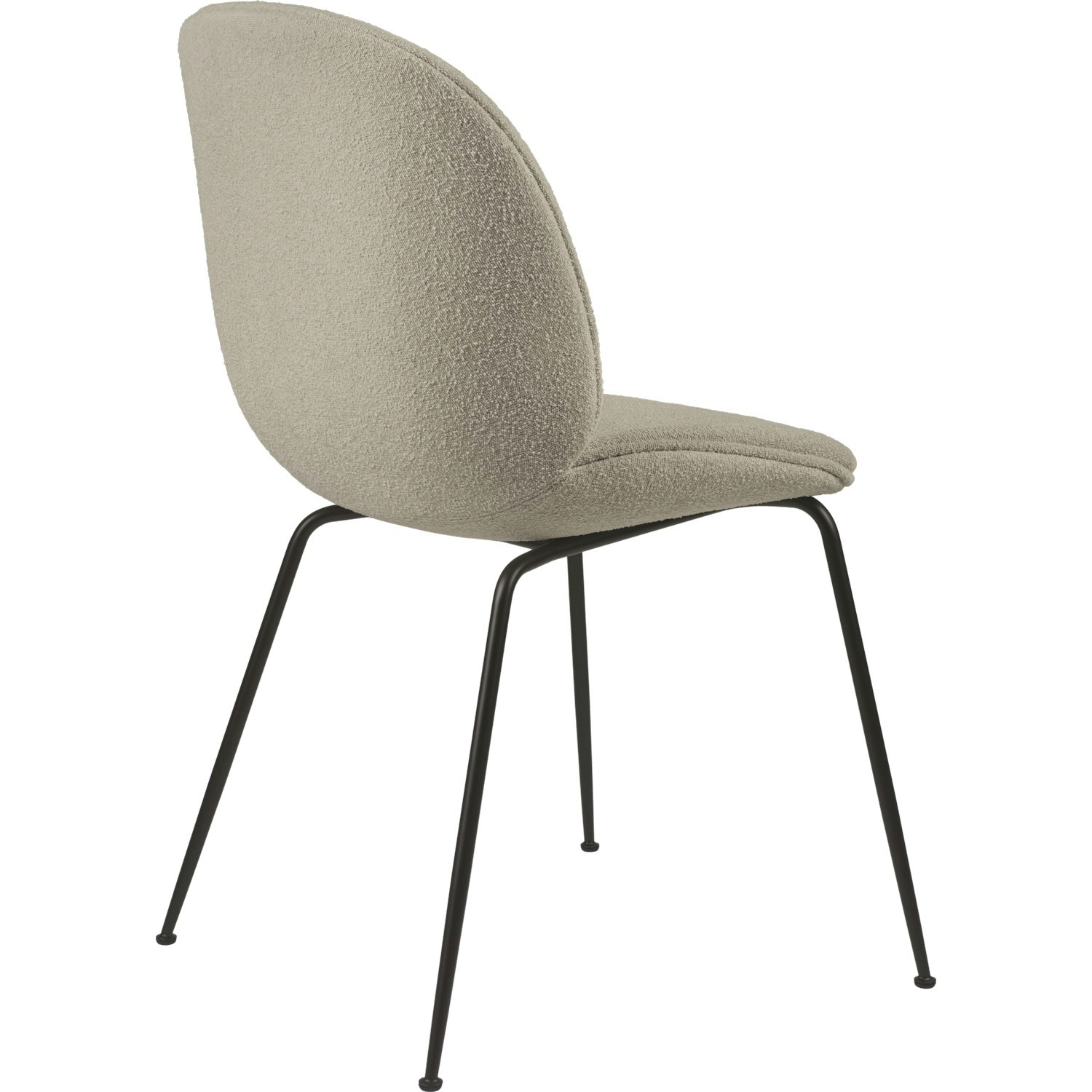 Beetle Dining Chair, Black, PG2, Li.Bouclé 001 from GUBI