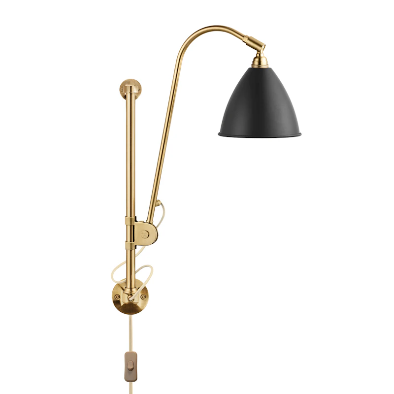 Bestlite BL5 Wall Lamp, Brass/ Black