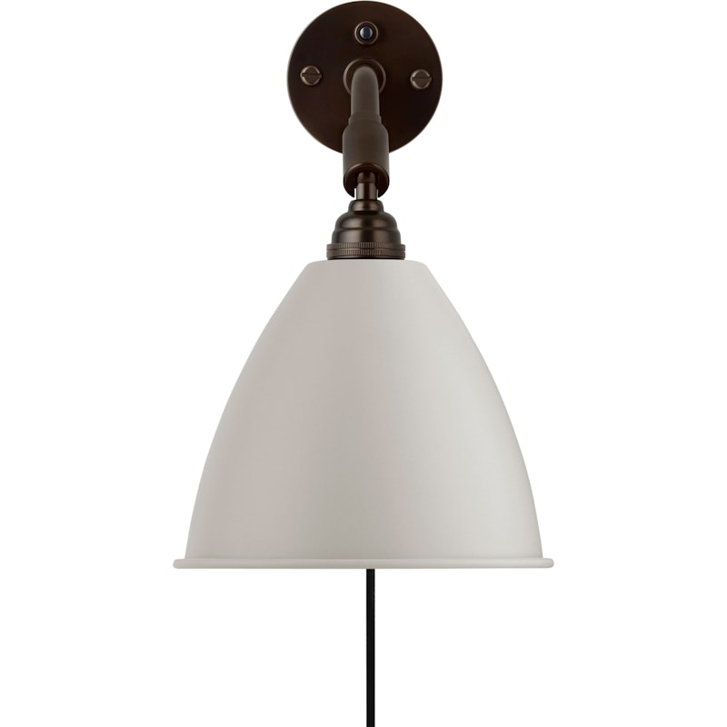 Bestlite BL7 Wall Lamp, Black Brass / Classic white