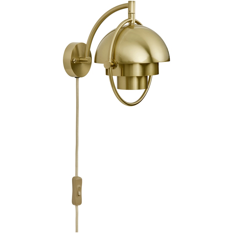 Multi-Lite Wall Lamp, Brass