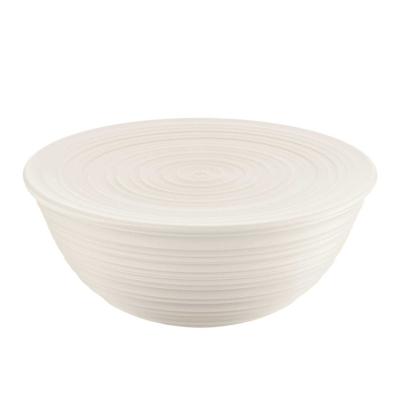 Tierra Bowl With Lid 5 L, White