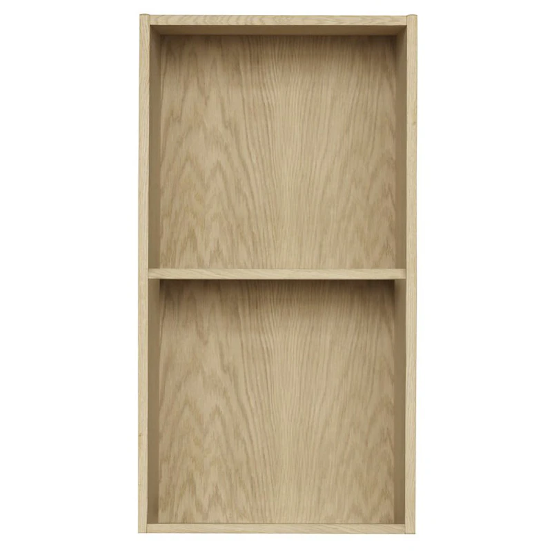 Haslev Reolen 1124 Wall Shelf, White Oiled Oak