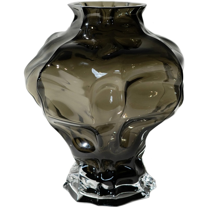 Ammonit Vase 30 cm, Smoke