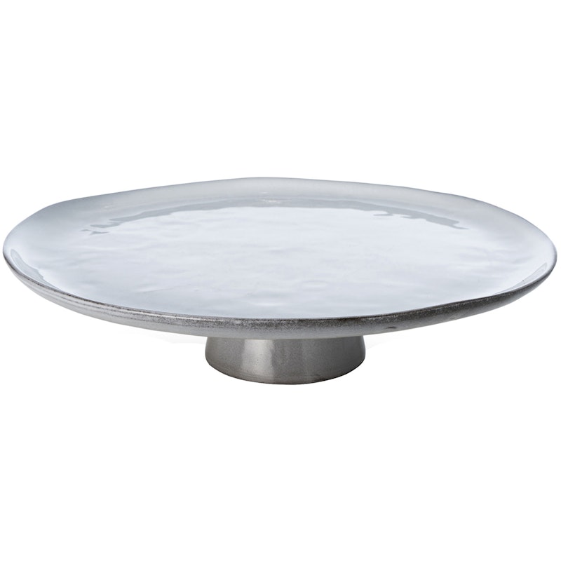 Nosse Ceramics Svelte Cake Stand Stone, 32 cm