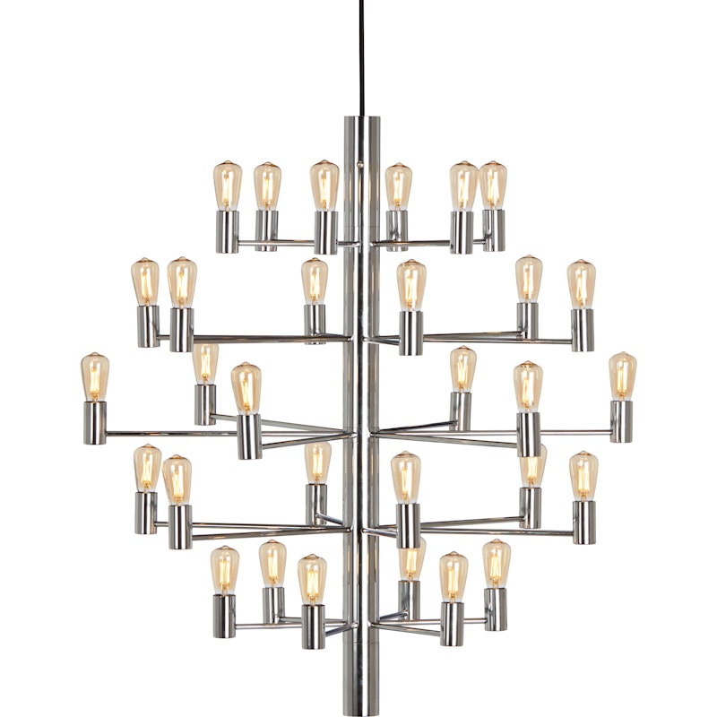 Manola 30 Chandelier Dimmable LED, Chrome