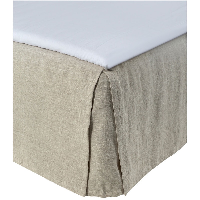 Miramar Bed Skirt 180x220 cm, Oatmeal