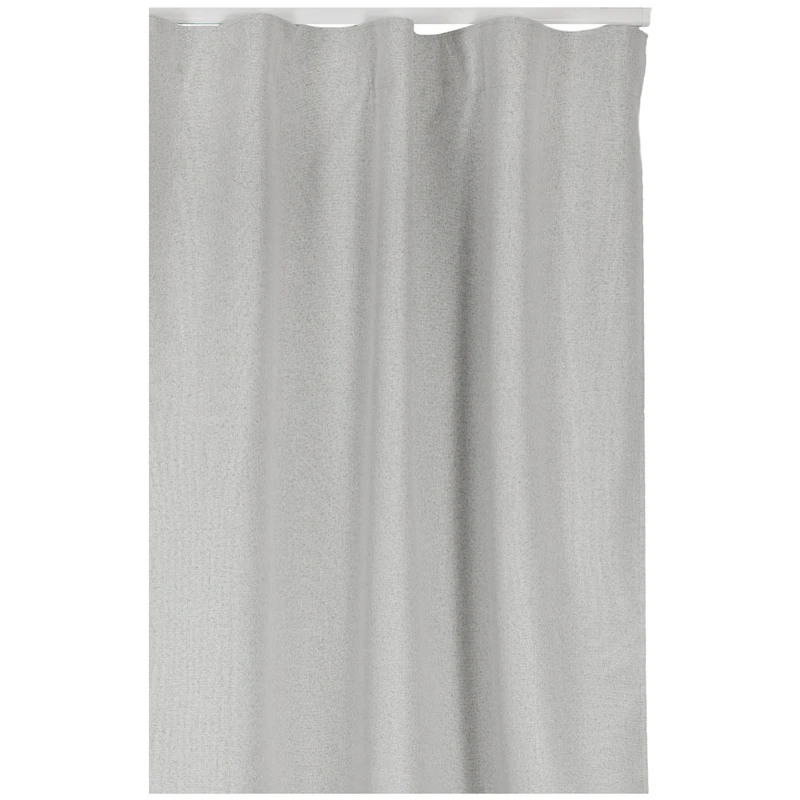 Nightfall Blackout Curtain With Heading Tape 135x250 cm, Light Grey