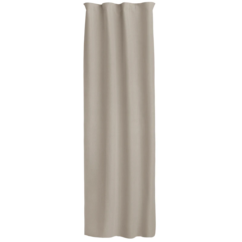 Nightfall Blackout Curtain With Heading Tape 135x275 cm, Warm Beige